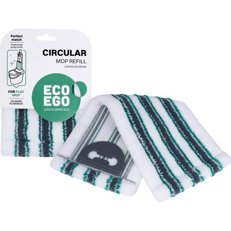 Recharge Microfibre pour Balai Plat Housse de Rechange Épaisse et Robuste Serpillère Absorbante pour Lavage du Sol Carrelage et Parquet (1/3)