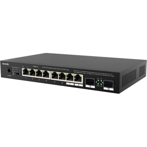 Tenda TEM2010F Netzwerk-Switch Unmanaged 2.5G Ethernet (100/1000/2500) Schwarz