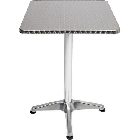 Bistrostehtisch Aluminium 60x60cm Höhenverstellbar 70/110cm-D537504-neu (1/5)