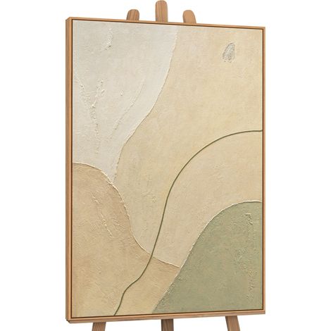 Gemälde Sandweg Rahmen Eichefarben 120x80 cm (1/2)