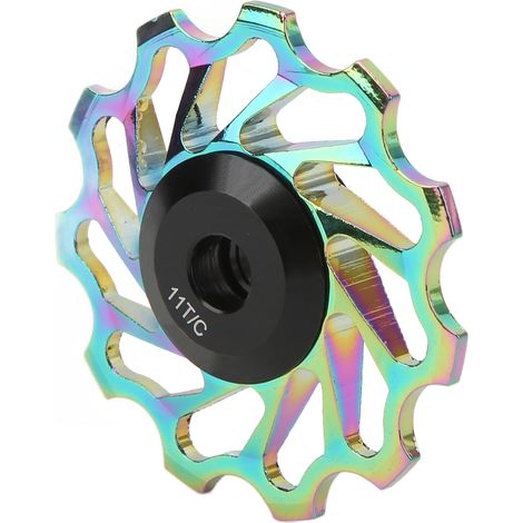 Galet de guidage de dérailleur arrière WAKE à roulement céramique, en alliage d'aluminium étanche, 11 dents, multicolore (1/5)