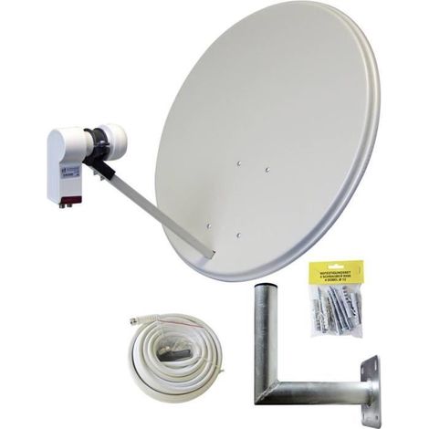 Système SAT sans récepteur - ALLVISION - SAH-160 - 2 abonnés - LNB Twin - Antenne 60 cm