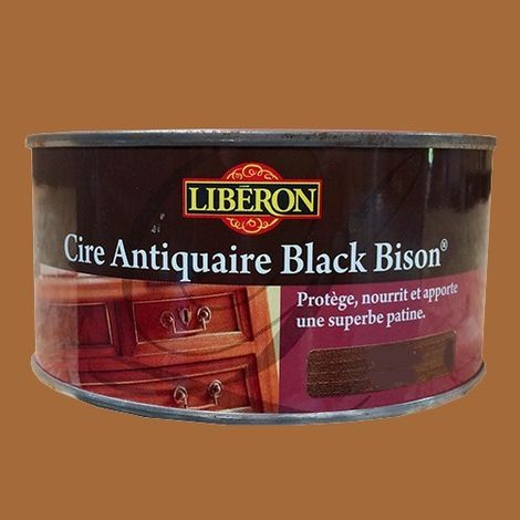 LIBÉRON Cire Antiquaire Black Bison 0,5L Châtaignier (pâte) 0,5 L (1/3)
