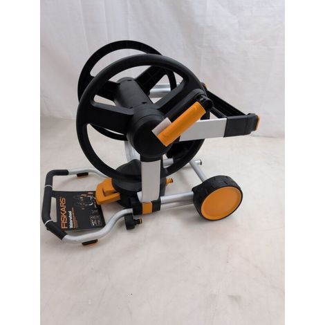 [GEBRAUCHT] B-Ware Fiskars Schlauchwagen Gartenwagen 360° Drehung ergonomischer Griff schwarz (1/2)