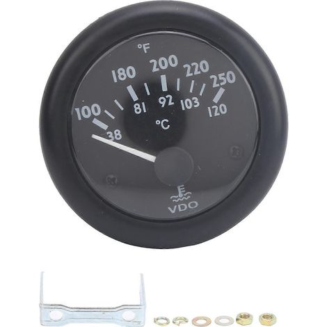 52-mm-Wassertemperaturmesser, elektromagnetischer Zeigergenerator, Motorthermometer VDOWT (DC12V)