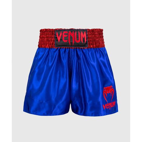 Pantalones cortos clásicos Venum Muay Thai azul/rojo talla L