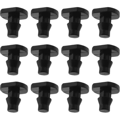 Lot de 100 embouts d'irrigation goutte à goutte de 1/4 pouce, connecteur d'arrêt d'extrémité de tuyau d'arrosage pour connexion de canalisation PE d'irrigation de jardin, serre, (1/5)