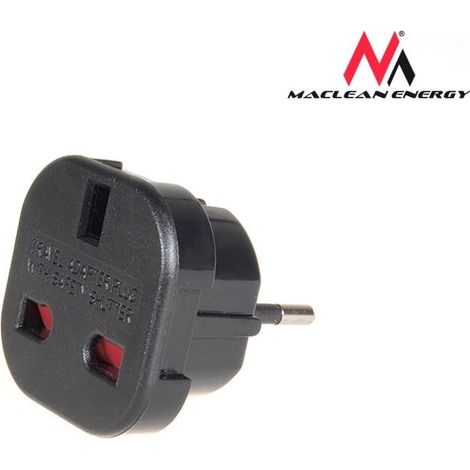 Reiseadapter maclean mce72 geerdet sicherheitsschutz (1/3)