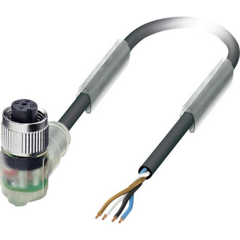 Phoenix Contact 1668292 Sensor-/Aktor-Steckverbinder, konfektioniert M12 Buchse, gewinkelt 3.00 m Po