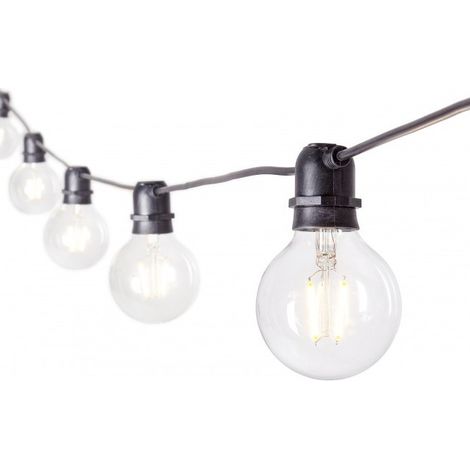 Cadena de luces exteriores Brillant 10 led transparente 8.4m (1/5)