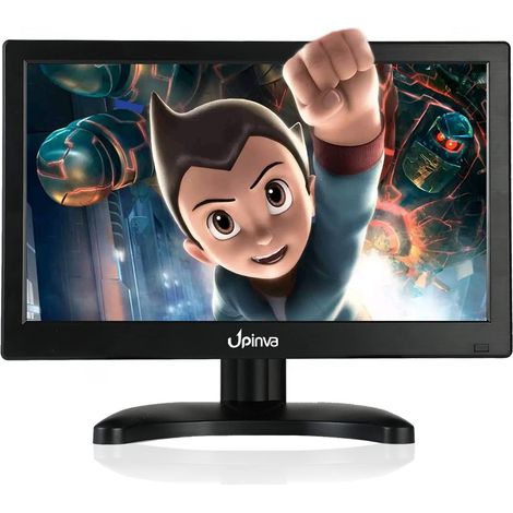Moniteur IPS de 13,3 ", écran de vidéosurveillance, prend en charge PC, AV, HDMI, BNC, VGA, USB, interface d'entrée multifonction, écran Full HD 1920 x 1080, avec haut-parleurs intégrés (1/5)