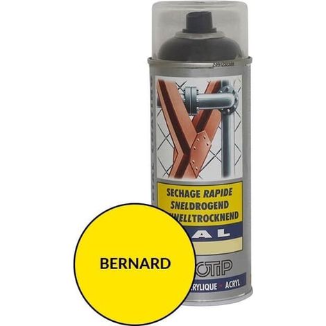 Pintura especial motoculture color amarillo BERNARD - aerosol 400ml