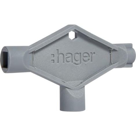 Clé triangle + carré + double barre pour armoire quadro+ HAGER FZ850 (1/2)