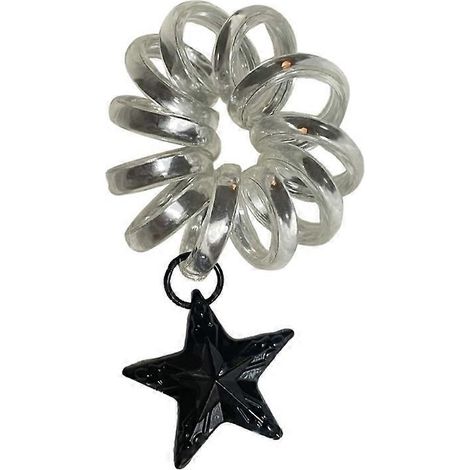 Star Pendentif Téléphone Cordon Bandeau Élastique Spirales Queue de Cheval Femme