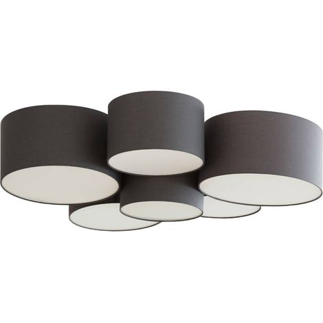 Ceiling Lightdimmable 'Maureka' made of Textile for Living Room & Dining Room (1/5)