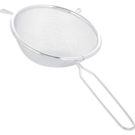 1 Passoire Métal Étamé 18 Cm Argent Ustensile Cuisine Drainage Légumes