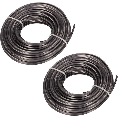 Lot de 2 bobines de fil renforcé pour débroussailleuse professionnelle 3,0 mm x 15 m (1/5)