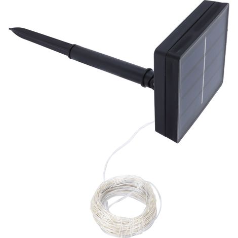 300 LED-Solar-Lichterkette, 32 m, warmweiß, IP44 wasserdicht, für Garten, Terrasse, Partys und als Landschaftsbeleuchtung für den Hof (1/5)