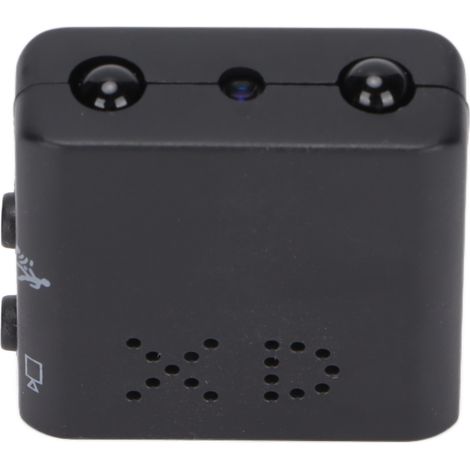 Mini caméra IR CUT 1080P avec enregistrement en boucle, détection de mouvement et vision nocturne, idéale pour la maison, la voiture et les usines.