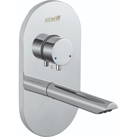 Miscelatore per lavabo termostatico da incasso con bocca di erogazione - Idral 700.B3/1 (1/5)