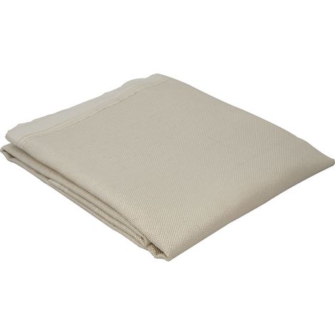 Manta de protección hasta 750 °C, contra salpicaduras de soldadura, particulas incandescentes y chispas de amoladura KEMPER                                                          1000 x 1000 mm (1/4)