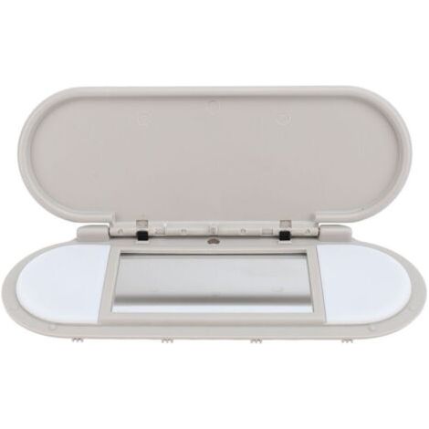 BUNTHAUS Pare-soleil de miroir de courtoisie 51167366950, maquillage robuste pour Cooper F54 F55 F56 F60 (2015-2022), gris