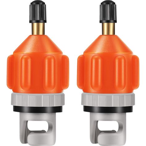 2 Adaptateurs pour Pompe à Air de Bateau Gonflable et SUP, Convertisseur de Pompe, Adaptateur de Valve, Connecteur de Tête de Pompe pour Canoë Gonflable et Paddleboard (1/4)