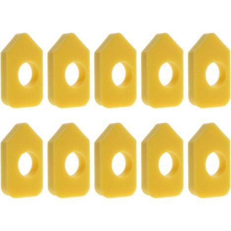 Filtre en mousse pour filtre à Air de remplacement, élément éponge pour filtres de tondeuse à gazon, paquet de 10 (1/5)