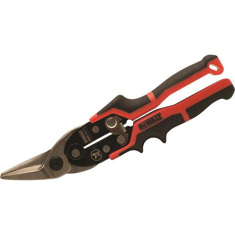 Dewalt Left Cut Ergo Aviation Snips - Heavy Duty Cutting Tool