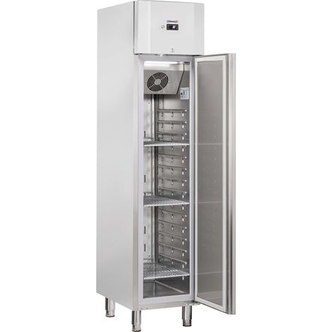 Armoire réfrigérée négative 235 L inox - L 469 x P 725 x H 1 990 mm - 250 W / 230 V - Casselin