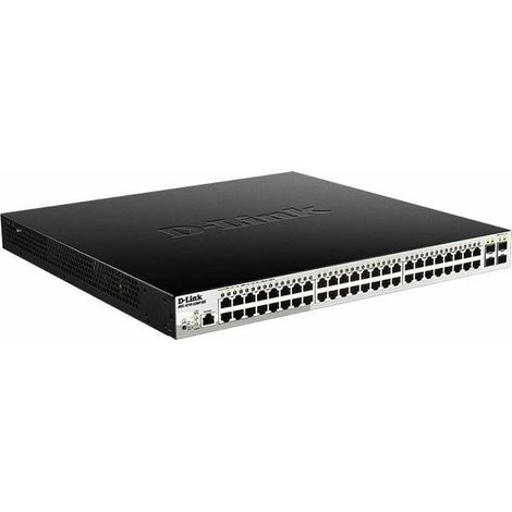 D-Link DGS-1210-52MP/ME/E switch Gestionado L2+ Gigabit Ethernet (10/100/1000) 1U Negro, Gris (1/2)