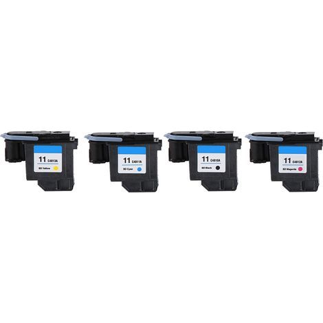 Tête d'impression C4810A Couleurs Vives - Compatible HP 500 510 800 - Kit CMJN Haute Qualité