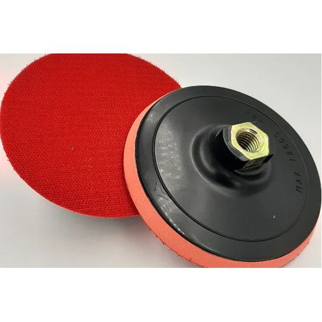 PLATORELLO VELCRATO LEMAN PER SMERIGLIATRICE D.125 mm/ M14