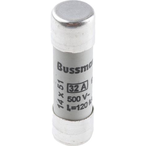 Cartouche fusible Eaton Eaton Bussman, 32A 14 x 51mm 500V c.a.