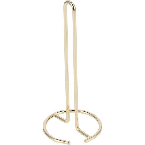 Porte-rouleau de papier essuie-tout simple et moderne en métal, idéal pour la cuisine, le salon ou une table basse.