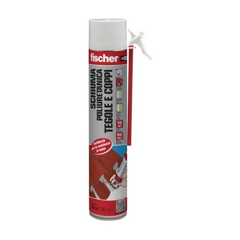 SCHIUMA POLIURETANICA COPPI E TEGOLE FISCHER - MANUALE ML 750- 12 pezzi