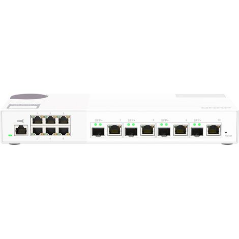QNAP QSW-M2106-4C 10/2,5 GbE Switch Managed 10-Port (1/3)