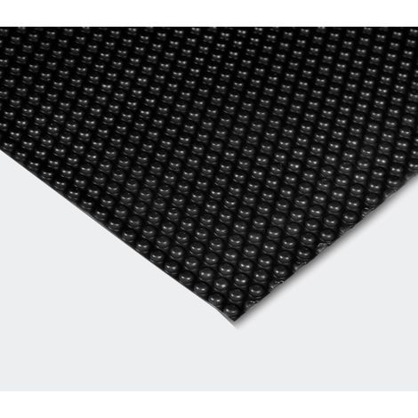 Bàche Couverture Piscine Rectangulaire à Effet Isolant - Noire. 4x6 m (1/5)