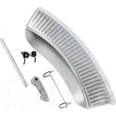 KIT MANIGLIA SPORTELLO OBLO' LAVATRICE GRIGIO SILVER  REX ELECTROLUX ZANUSSI