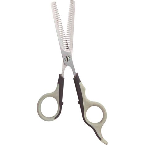 Ciseaux à effiler, double face, plast./acier inox 16 cm (1/2)