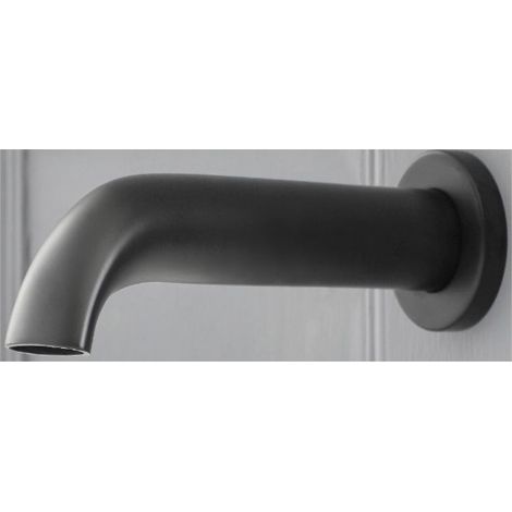 Milano Elizabeth Wall Mounted Bath Filler Spout - Black (1/4)