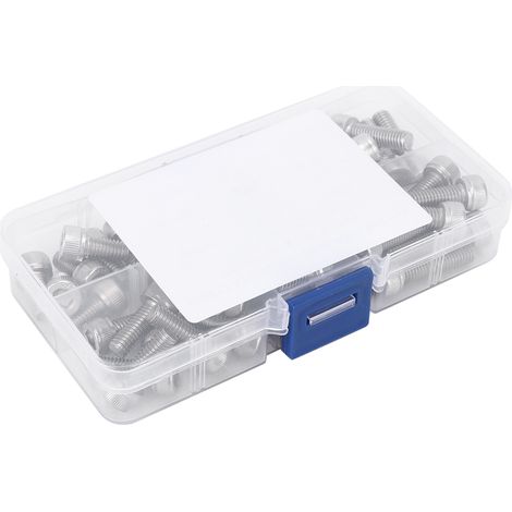 Jeu de 60 vis à tête hexagonale creuse M6 en acier inoxydable pour l'industrie électronique (1/5)