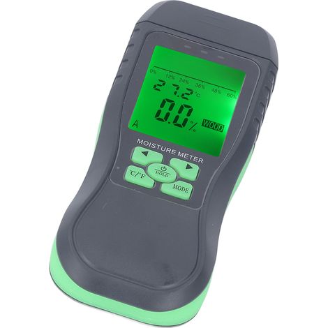 Rilevatore di umidità digitale con display LCD, misuratore di umidità per materiali in legno. (1/5)