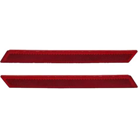 A pair of reflectors 20874085 and 20874084 fits Cadillac 2013-2017 rear bumper reflectors.