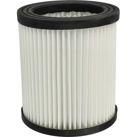 vhbw 1x filtro sostituisce Scheppach 7907702701 per aspirapolvere - Filtro HEPA nero / bianco