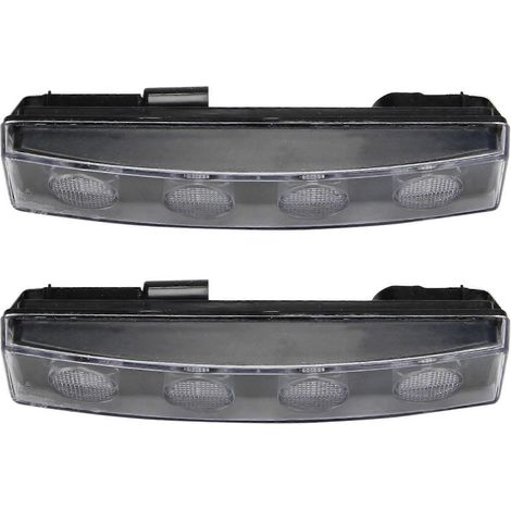 2 feux LED blancs 24 V pour pare-soleil de toit de camion Scania, feux de signalisation, feux de virage Scania, pièces détachées Scania 1798980 (1/5)