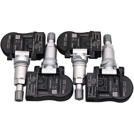 (4 pièces) 52933-3N100 Capteurs de pression des pneus pour véhicules 433 MHz 52933-2J100 529332J100 52933-3N100 52933-2M650 52933-B1100 Compatibles avec Hyundai Verna, Kia Ceed et Sor (1/5)