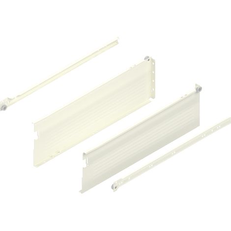 Blum Metabox Teilauszug 500mm C15 Zargenhöhe 150mm,                  RAL9001 Steckversion