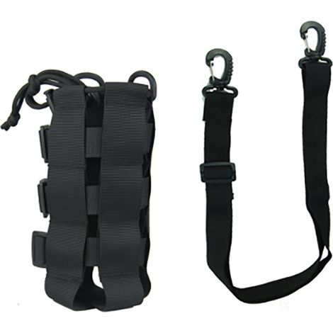 Pochette tactique pour bouteille d'eau - Porte-bouteille - Étui étanche pour bouilloire - Accessoires d'alpinisme - Réglable (1/2)