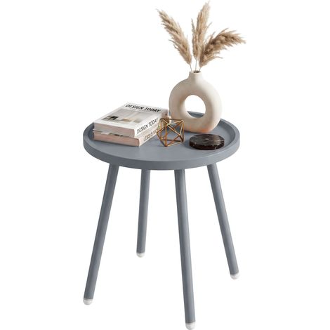 Beistelltisch Busan Ø 40 cm grau (1/5)